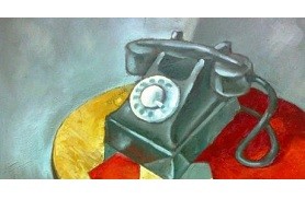 Телефоны в живописи и фотографии