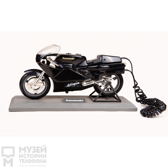 Сувенирный телефонный аппарат - мотоцикл "Kawasaki", модель "Ninja"