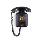 Телефонный аппарат системы АТС в корпусе из черного бакелита с поляризованным звонком,  модель W38