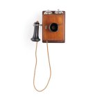 Телефонный аппарат с угольным микрофоном, наушником типа Western в виде трубки Белла и наружным поляризованным звонком, система ЦБ