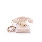 Телефонный аппарат системы АТС с микротелефонной трубкой, белый бакелит, модель W48