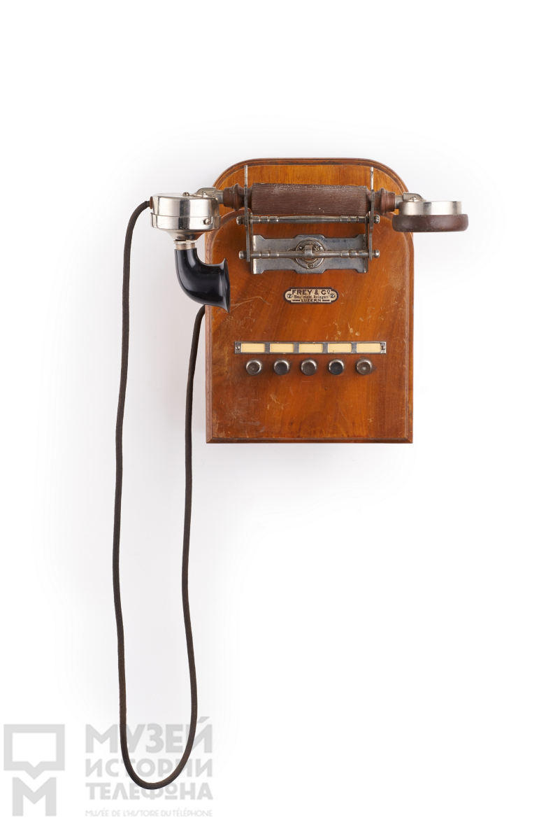 Телефонный аппарат для внутренней связи на 5 линий с микротелефонной трубкой и встроенным звонком