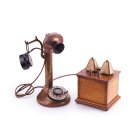 Телефонный аппарат-стойка системы АТС типа "Подсвечник" с микрофоном, наушником  и выносным звонком, модель WE 51AL