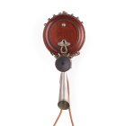 Телефонный аппарат батарейного вызова в деревянном корпусе с микротелефонной трубкой типа "монофон" 