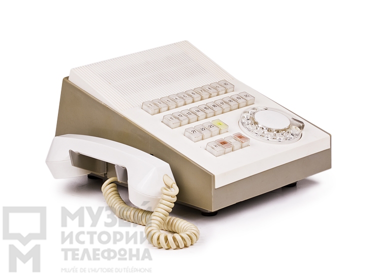Телефонный аппарат-коммутатор системы АТС на 23 линии с функцией громкой связи, модель ПСКОВ-2 ПС