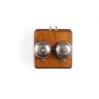 Выносной поляризованный звонок в деревянном корпусе