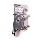 Индукторный телефонный аппарат системы МБ в литом металлическом корпусе для железных дорог Франции